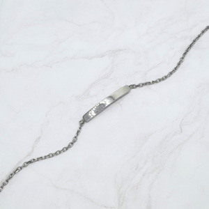 X Thin Engravable ID Bracelet