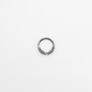 Hoops: Leaves Septum Clicker Hoop