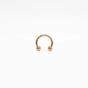 16G Horseshoe - Rose Gold