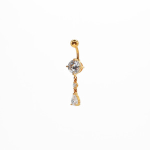 Belly Bars: Medium Teardrop Belly Bar
