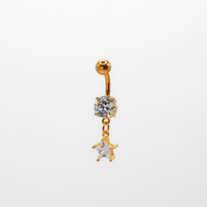 Star Drop Belly Bar