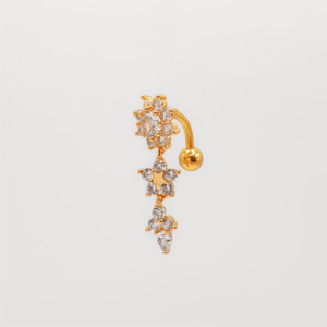 Upside-down Floral Belly Bar