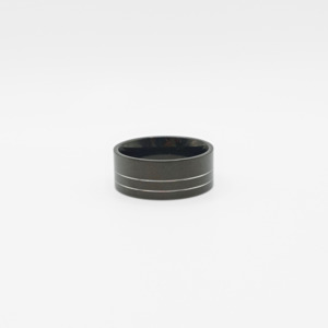 Black Line Ring