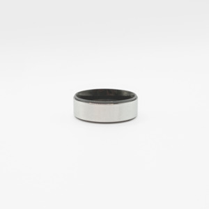 Black Hues: Black Strip Band Ring