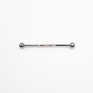 Industrial: Crystal Pave Industrial Bar