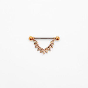 Nipple: Pave Design Nipple Bar