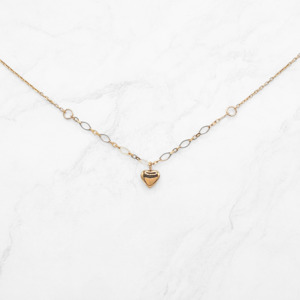 Dahlia Heart Necklace
