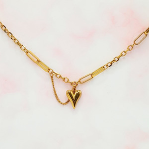 Love Heart: Love Heart Chunky Necklace