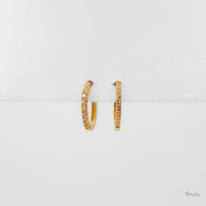 The Classic Edit: Crystal Pave Huggies