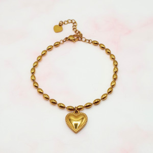 Heart Charm Bracelet