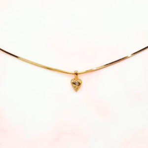Gold Vermeil: Starlight Heart Necklace