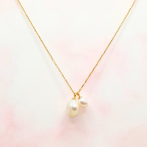 Duo Pearl Necklace
