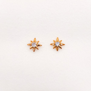 Studs: Starburst Stud Earrings