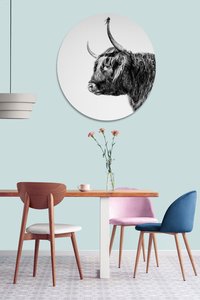 Ella Circular Glass Art - Glassography & Florals