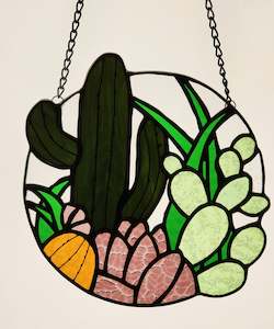 Products: Donna Melville - Cactus Garden (Sold)