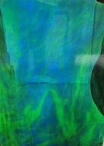 Glass Hobby Squares: Sapphire Blue/Garden Green T