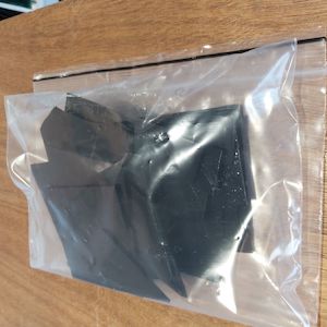 Glass Scrap Packs - 96 COE Black O