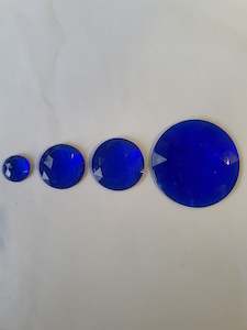 Jewels Nt: Round Dark Blue Faceted Jewels T