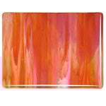 90 Coe Glass: Red & White O