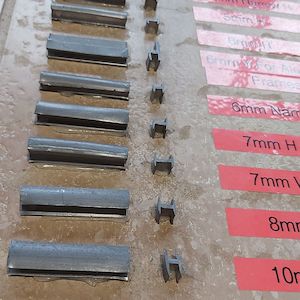 Lead Came Nt: Lead H Came - Narrow Heart (1200mm)