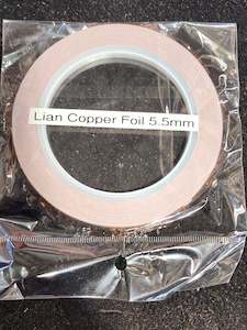 Copper Foil 5.5mm (20m). Thin Foil
