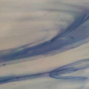 96 Coe Iridised Luminescent Glass: Dark Blue T / White O / Clear Irid MO