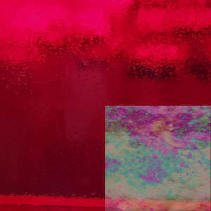 96 Coe Iridised Luminescent Glass: Irid Red T