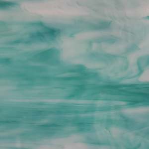 Wissmach Dense: Aqua Green / White O