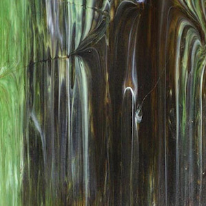 Wissmach Wisspy Opal: Dark Brown / Green / Wispy White MO