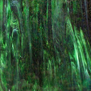 Wissmach Wisspy Opal: Medium Green / Brown / Wispy White Mystic MO