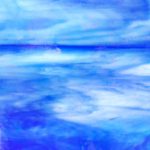 Wissmach Wisspy Opal: Cobalt Blue / Wispy White MO