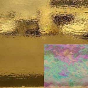 96 Coe Iridised Luminescent Glass: Cinnamon Lum T