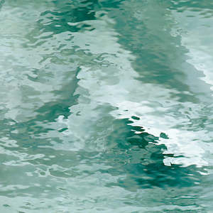 Waterglass: Waterglass Sea Green T