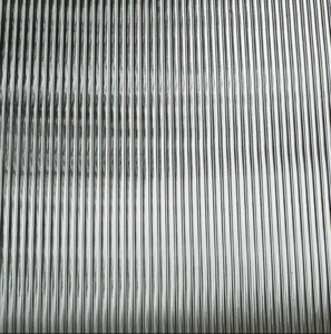 Clear Quarter Reeded