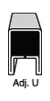 Best Selling: Zinc U Came - 1/4 inch Face