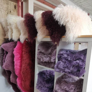 Products: Tibetan Lamb Cushion Cover - Bowron Sheepskin Tannery & Factory