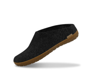 The Slip On: The honey rubber slip-on charcoal
