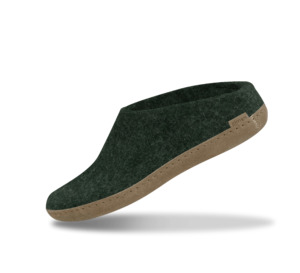 The leather slip-on forest