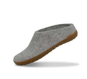 The honey rubber slip-on grey