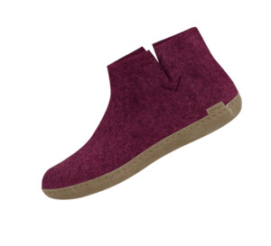 The leather boot cranberry