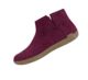 The leather boot cranberry