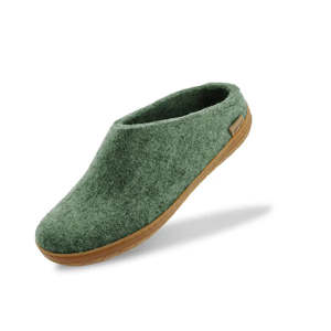 The Slip On: The honey rubber slip-on moss