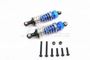 GPM Aluminum 70mm Front Adjustable Spring Damper 2 pcs Blue For Tamiya TT02B