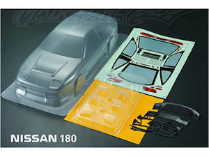 1 10 Bodies: 1/10 Matrixline Nissan Silvia 180sx Clear Body Shell