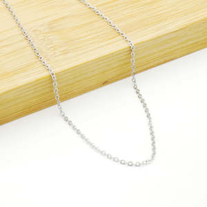 Stainless Steel Cable Chain Necklace - 1.5mm Width