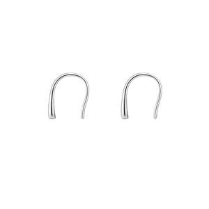 Sterling Silver Tear Drop Hook Earrings