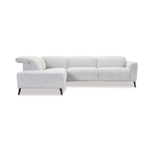 Nina 3 Seater Chaise Recliner - Milan Pepper