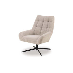 Paris Swivel Arm Chair - Basel Beige