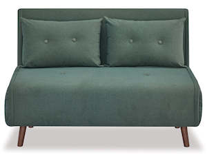 Haru Double Sofa Bed - Mohair Green
