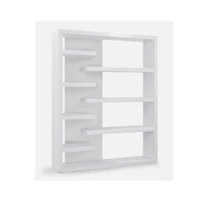 Bookcases Wall Units: Cammie Display Shelving Unit White 2000